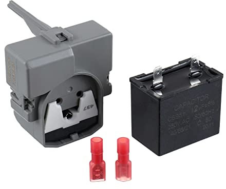 EPLZON W10189190 Refrigerator Starter 2319792 TSD2 Compressor Relay Overload Component for Whirlpool Kenmore Electrolux Refrigerator Freezer Compatible W10197428 241527803 241941003