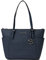 Michael Kors Jet Set Item East/West Top Zip Tote Admiral/Pale Blue One Size