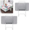 AufuN Ausfallschutz Kinderbett Bettgitter, 5-Loch höhenverstellbar, Fallschutz, Baby-Sicherheitsgitter mit Abnehmbar und Waschbarer Reißverschluss für Familienbett und Kinderbett (60cm,Grey)
