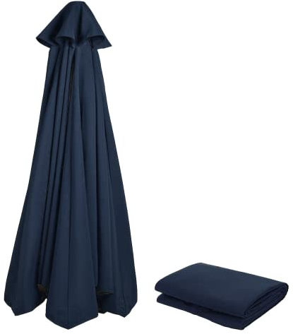 LoveisLove Ombrellone di Ricambio 6 Costole Baldacchino 2m In Poliestere Spesso Resistente, Telo Giardino Tessuto Impermeabile per Ombrellone, Telo Tenda da Sole per Esterno Ricambio