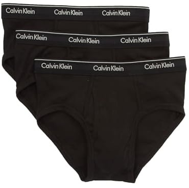Calvin Klein Cotton Classics 3-Pack Brief NB3999, 3 Black, XL