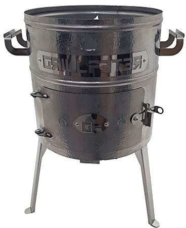 Grillpeter Utschak Aidos Edelstahl 1,5mm geriffelt für Kazan 8-10 Liter Uchag D36 cm