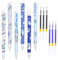 Vicloon Radierbarer Kugelschreiber 4 pcs Löschbaren Gel Stift mit 12 Nachfüllungen 0,35 mm Cartoon Leicht Zu Reiben-Magic Rub Kugelschreiber Cartoon Löschbarer Stift Löschbaren Gelstiften Erasable Pen