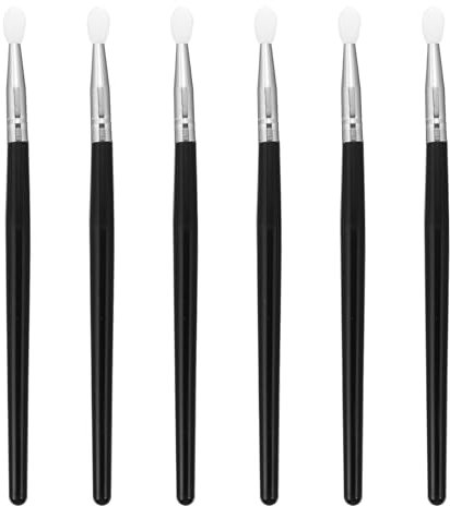 Beavorty Lip Gloss Clear Lip, 6Pcs Silicone Makeup Lipstick Brush Wands Applicator Cosmetic Eyebrow Fit Lip Mask Oil Make Up Tool Applicators Travel Makeup