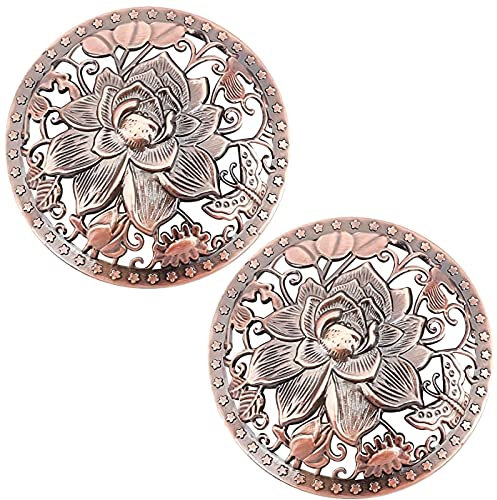 GORGECRAFT 1PC Kerzendeckel Topper Lotus Duftkerzen Deckel Blumen Deckel Glaskerzen Rote Legierung Kerzendeckel Glasschirmhülsen Zubehör Zum Gleichmäßigen Abbrennen Für Glaskerzen Schmelzraum