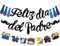 Spanisches Happy Fathers Day Banner, NO-DIY Feliz Dia Del Padre Decoracion enthält schwarzen Glitzer Feliz Dia Del Padre Banner und Vatertag Dekorationen Girlande, Decoraciones Para El Dia Del Padre