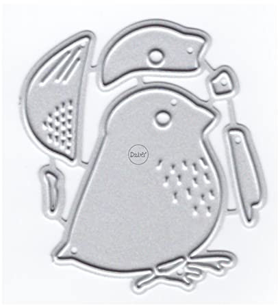 DzIxY Schöne Vogelflügel, Pfoten, Metall-Stanzformen für Kartenherstellung, Prägepapier, Stanzformen, Alben, Scrapbooking, Vorlagen, Schablonen, Aufbewahrungstaschen