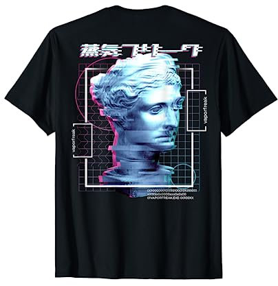 Backprint: Techno Musik oder EDM Party Raver Festival T-Shirt