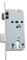 Long Throw Gate Lock,Stainless Steel Mortise Indoor Door Lock Body Silent Tongue Mechanical Lock Body Accessories (Size:60mm,Color:Black+White_85MM) (Color : Black+White 85mm, Size : 60mm)