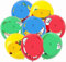 Luftballons Geburtstag Kinder, 16 Stück Cartoon Latex Luftballons, Kindergeburtstag Ballons Dekoration, Ballon Set Geburtstag für Jungen Mädchen Themed Party Supplies