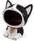APEBAZY Key Bowl for Entryway Table Lucky Cat Statue Candy Dish for Office Desk Art Home Decor (Black)