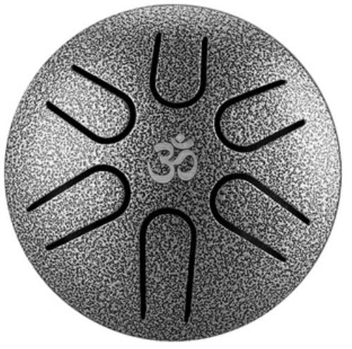 U-Turn TD6-3-SI Silver A-Dur Pentatonik Mini Tongue Drum inkl. Zubehör