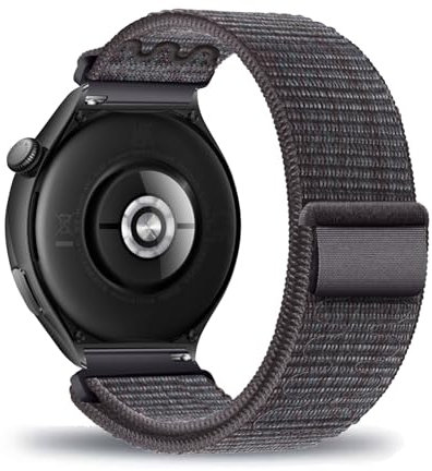 DINGK Armband kompatibel mit Motorola Watch 360 Uhrenarmband Sports Geflochtenes Elastic Nylon Atmungsaktives Verschleißfest Verstellbares Ersatzarmband für Moto Watch 360 (7)