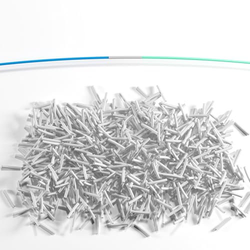 PTFE 600Pcs geeignet für SUNLU Filament Connector, 3D Drucker Filament 1.75mm, einfach zu bedienen, hohe Temperaturbeständigkeit bis zu 240℃, Filament Schweißer kompatibel mit PLA, PETG, und ABS