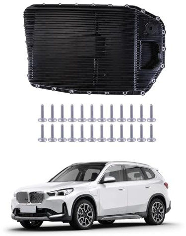 LICHENGTAI Coppa dell'olio per cambio automatico, compatibile con BMW Serie 1, 3, 5, 6, 7, X1, X3, X5, X6, 24117536387, 24117571217, 24152333907