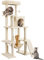 Yaheetech 159cm Cat Tree for Indoor Cats, Multi-level Cat Tower w/Warm Condo, Hammock, and Scratching Ladder for Cats to Sleep and Play