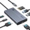 USB C Docking Station Dual Monitor, 9 IN 1 Laptop Docking Station with 2 HDMI 4K@60Hz, USB-C Data, 2 USB, PD, SD/TF, USBC Hub for Dell/HP/Lenovo/Surface