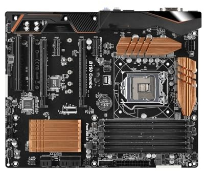 Carte mère Carte mère Fit for ASRock B150 Combo Intel LGA 1151 DDR4 64 Go ATX Compatible i5-7600 6500 6300 G4600 7700 7400 processeur