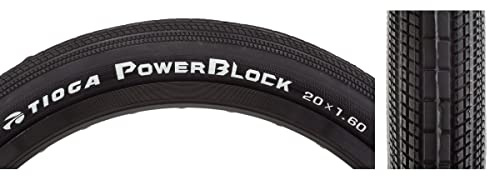 Tioga BMX Reifen PowerBlock BMX Unisex Erwachsene, schwarz