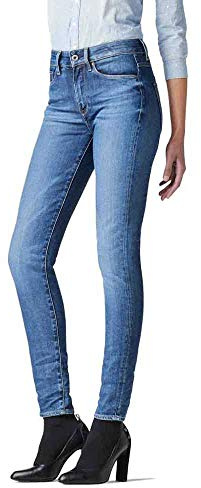 G-Star Women's 3301 High Waist Super Skinny Jeans, Blue (dk Aged 60880-6742-89), 25W / 30L