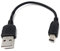 SYSTEM-S Mini Kabel Daten und Ladekabel USB Kabel 10cm