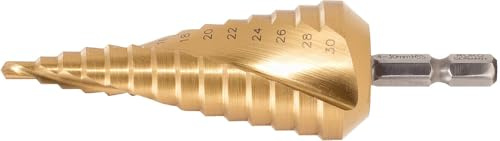 KS Tools 330.2349 HSS-TiN Stufenbohrer,Ø 4-39mm, 13 Stufen