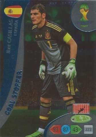 Adrenalyn XL FIFA World Cup 2014 Brazil Iker Casillas Goal Stopper