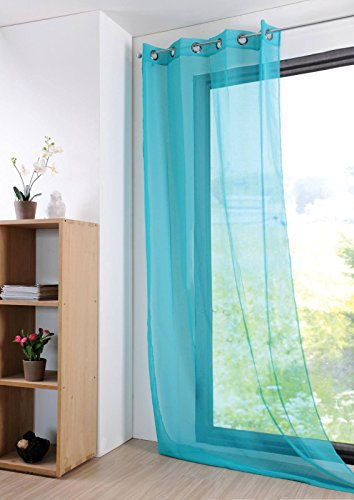 Stof - Monna Voile Polyester Céladon 260 x 135 cm