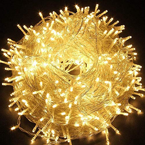 Quntis 500 LEDs 100m Lichterkette, Weihnachtsdeko Strombetrieb mit 8 Modi & Memoryfunktion für Außen und Innen, wasserdicht, Beleuchtung für Xmas,Hochzeit, Geburtstag, Party, Garten
