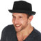 The Hat Depot Unisex-Hut, leicht, klassisch, weich, kühl, Netzstoff, Pork Pie, Schwarz, L/XL