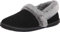 Skechers Cozy Campfire - Team Toasty Flache Hausschuhe Damen, Schwarz (Black Microfiber Suede/Faux Fur Line Blk), 39.5 EU