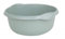 Plastic Colorful Washing Up Bowl Round Shape 28,32,36 cm Plastic Bowls Kitchen Basin Sink (Silver Sage, 28 CM)