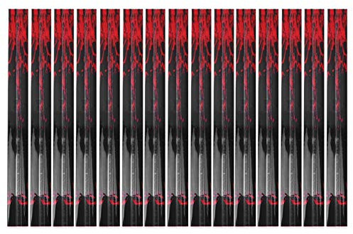 Voluxe Pfeil Wraps Aufkleber, Pfeil Wrap, Pfeil Dekor, dekorative Aufkleber Bogenschießen Wraps Aufkleber für DIY Aufkleber Outdoor Bogenschießen(Skull red)