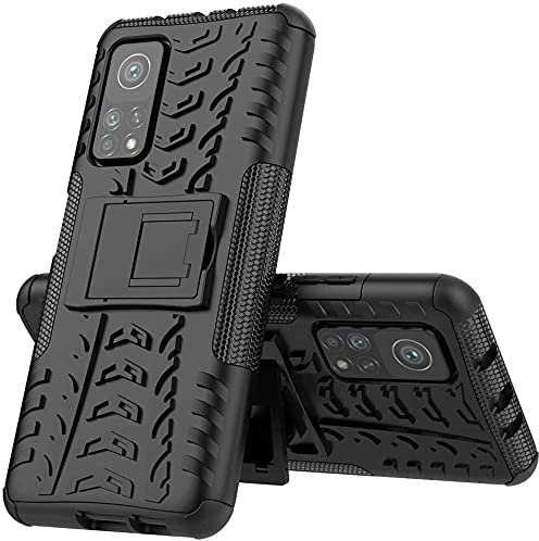 Max Power Digital Hülle für Xiaomi Mi 10T / Mi 10T Pro Schutzhülle Bumper Handyhülle Case Cover Stoßfest Doppelschichter Outdoor Shock Absorption 360 Grad (Xiaomi Mi 10T / Mi 10T Pro, Schwarz)