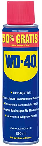 WD-40 Multifunktionspräparat 150ml - Rostschutz, Feuchtigkeitsverdrängung, Schmierung - Synthetisch - 150ml