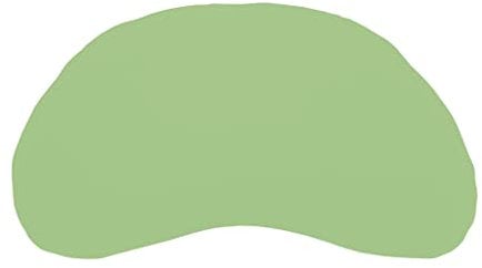 Dukal | Bezug für Tempur Curve/Sonata S und M Schlafkissen | aus hochwertigem DOPPEL-Jersey | 100% Baumwolle | Farbe: lindgrün