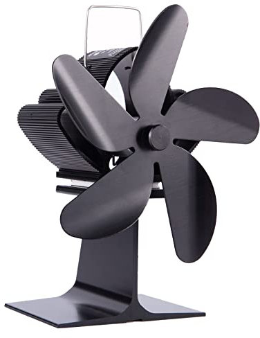 Powered Stove Fan Log Fireplace Heat Wood Burner Quiet Home Fireplace Fan Dispersing Warm Air Around Your Room Electric Stove
