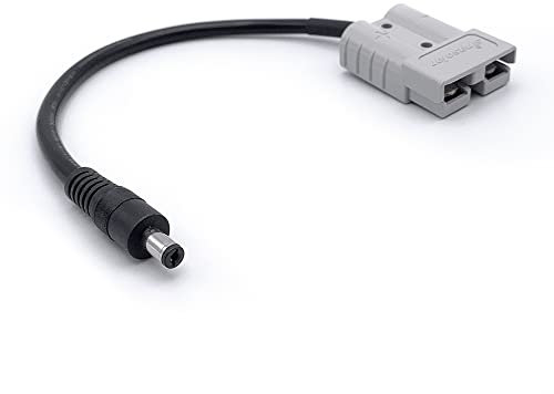Offgridtec 20cm Adapterkabel, Anderson-Stecker 50A auf DC 5,5mm Male, Kompatibel mit FSP faltbaren Solarmodulen, Solarkoffern, Powerstations, Polaritätssicher, Plug & Play