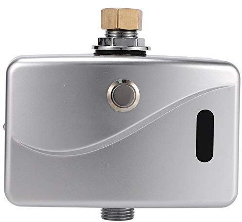 AMIUHOUN Automatisches elektrisches Urinal & 2 Funktionen freiliegende Wandhalterung DC6V Urinspülung