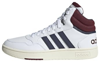 Adidas Herren Hoops 3.0 Mid Classic Vintage Shoes, Cloud White/Shadow Navy/Shadow Red, 46 2/3