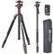 EVUMO Tripod Camera 203cm, Metal Overhead Tripod Dslr Camera Tripod With 36mm Ball Head, Tripod Convitable To Monopod, Travel Video Tripod Phone Stand With 2 Quick Release Plates, Max Load 8kg