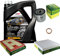 EISENFELS Filter Set Inspektionspaket erstellt mit 5 L Motoröl MANNOL Longlife 504/507 5W-30, MANN-FILTER Ölfilter, Luftfilter, Innenraumfilter, Dichtring