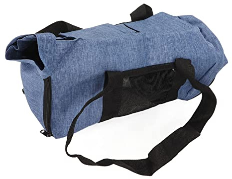 Cat Carrier Bag, Adjustable Cat Grooming Bag Portable Collapsible Cat Travel Bag for Shower Ear Cleaning Nail Trimming