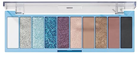 e.l.f. Perfect 10 Eyeshadow Palette, Ten Ultra-pigmented Vibrant Shades