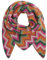 FASHION YOU WANT XXL Schal flauschig schal-tuch damen dicker dreieckstuch groß Wolle Azteken BUNT Farben kuschelig (hellrosa/bunt)