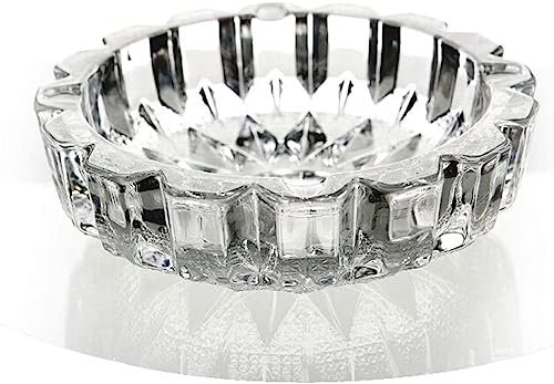Aschehalter Kristall-aschenbecher Aus Schwerem Glas, Quadratisch, Für Draußen Und Drinnen, Aschenbecher, Schwerer Aschenbecherhalter Aus Glas Anwaltskanzlei