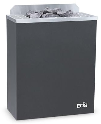 Eos Gracil W 9 kW stufa per sauna finlandese Forno elettrico a parete antracite Perlato