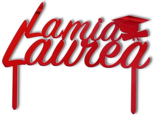 Cake Topper Meine Graduierung Rot