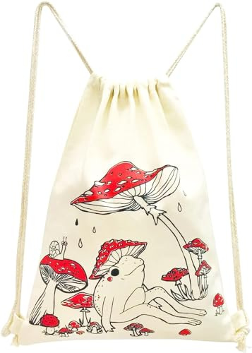 MOSITU Kleine Canvas-Tragetasche mit Blumenmuster für Damen – Geschenk, wiederverwendbare Einkaufstasche, Strand, Reisetasche, Rucksack a, 18x13 inches