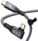 YIWENTEC Cavo USB C 3.2 maschio maschio Gen2 × 2 Tipo C Charging Cavo, 20 Gbps Data Transfer, 240 W 48 V/5 A Fast Charging Cable, 4K @ 60Hz Video Transfer (angolo, 1M)
